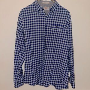 LL Bean Slightly Fitted Flannel ButtonDown Shirt, Medium